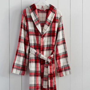 Pottery Barn Plaid Winter Robe